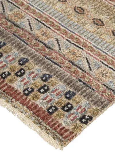 Payton 6498F Tan/Orange/Blue 2' x 3' Rug