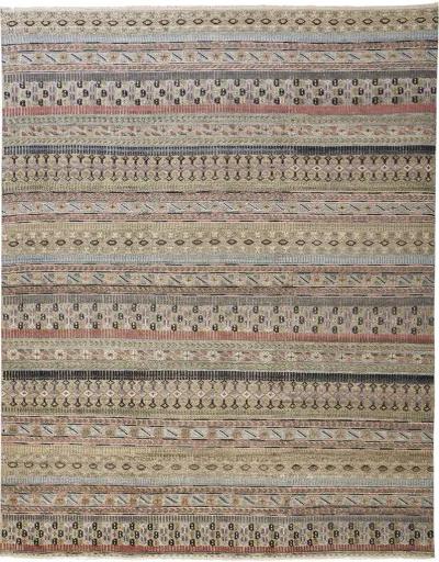 Payton 6498F Tan/Orange/Blue 2' x 3' Rug