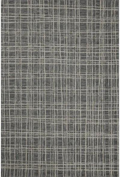 Polly POL-11 Graphite / Pebble 3''6" x 5''6" Rug by Chris Loves Julia