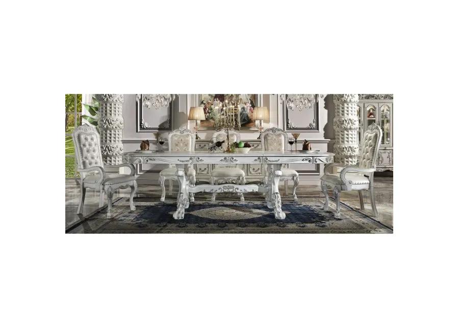 Dresden Dining Table (136") in Bone White Finish DN