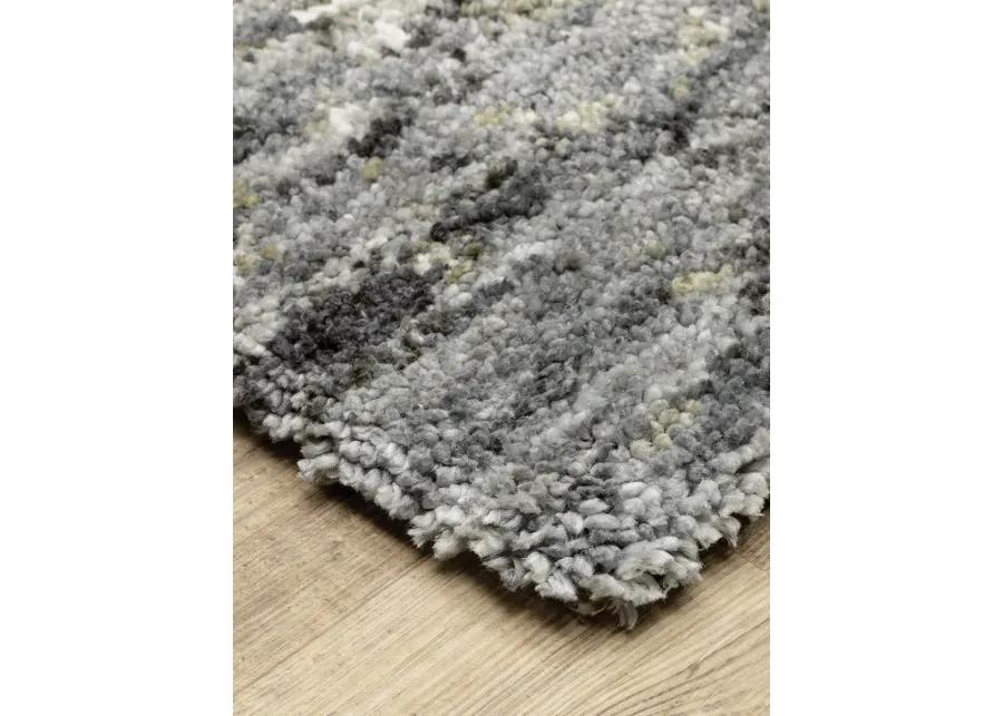 Aspen 7'10" x 10'10" Grey Rug