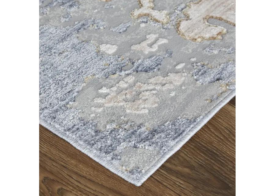 Laina 39G8F Tan/Blue 3' x 10' Rug