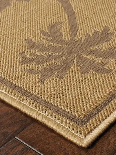 Lanai 3'7" x 5'6" Beige Rug