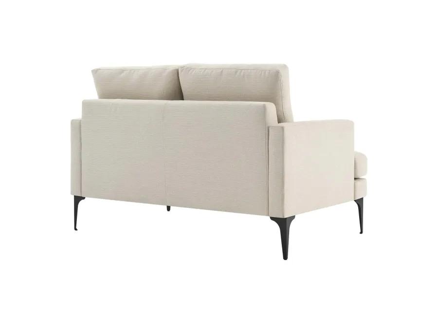 Evermore Upholstered Fabric Loveseat