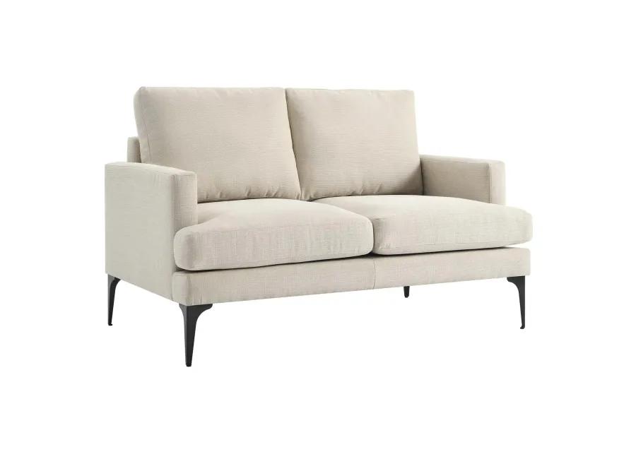 Evermore Upholstered Fabric Loveseat