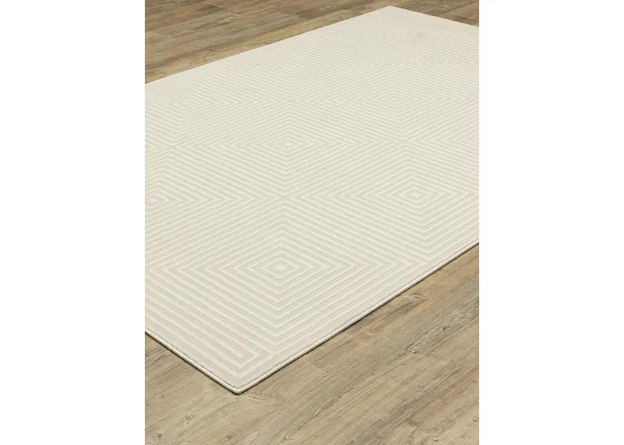 Raylan 2'3" x 7'6" Ivory Rug