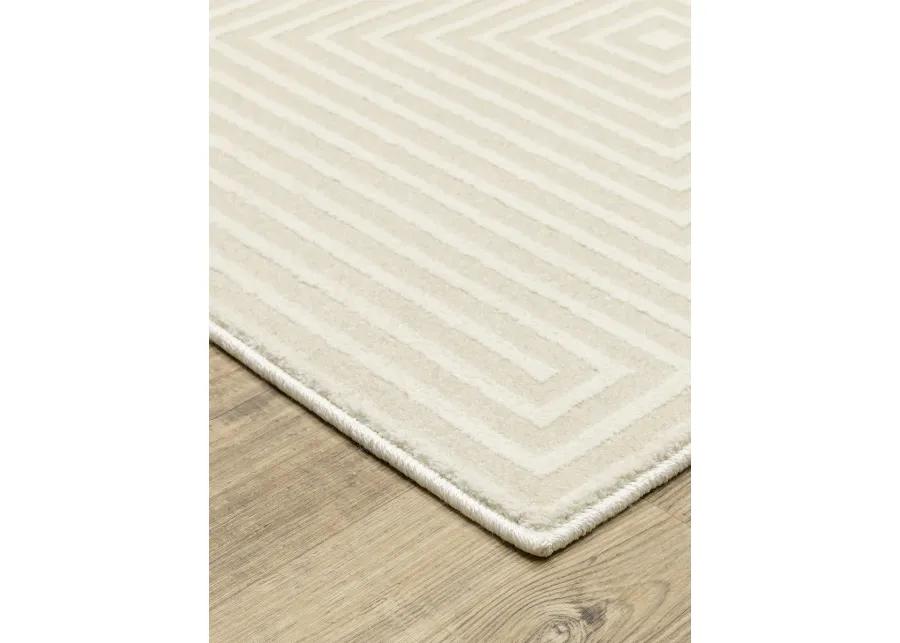 Raylan 2'3" x 7'6" Ivory Rug