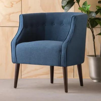 Merax Upholstered Barrel Chair Living Room Furniture