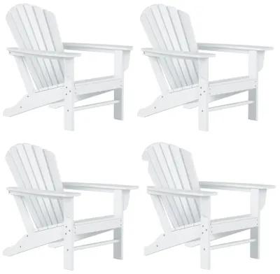 WestinTrends Outdoor Patio Adirondack Chair (Set of 4)