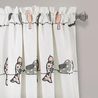 Rowley Birds Light Filtering Window Curtain Panels