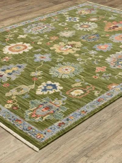 Lucca 3'3" x 5' Green Rug