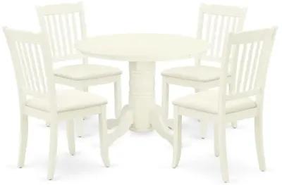 Dining Room Set Linen White