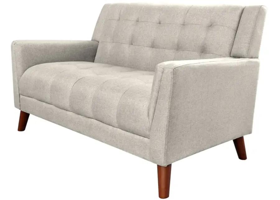 Merax Modern Fabric Loveseat Accent Sofa Chair