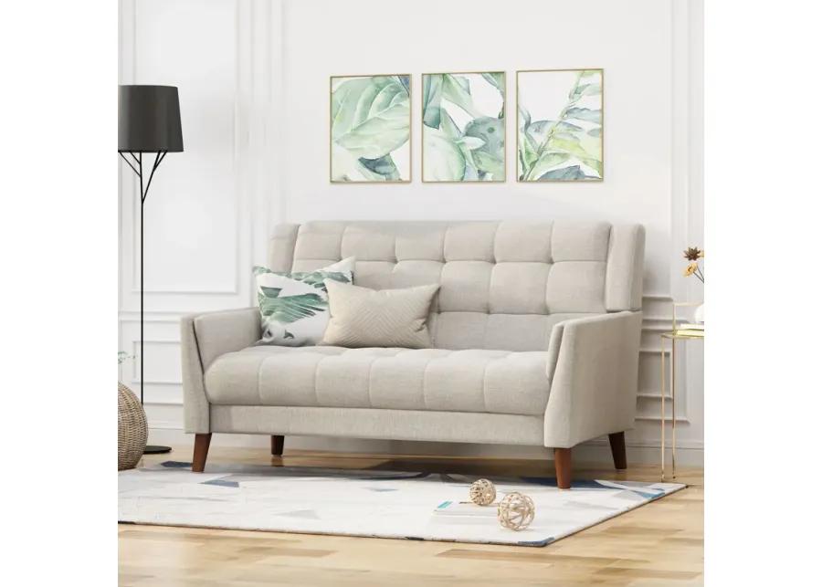 Merax Modern Fabric Loveseat Accent Sofa Chair