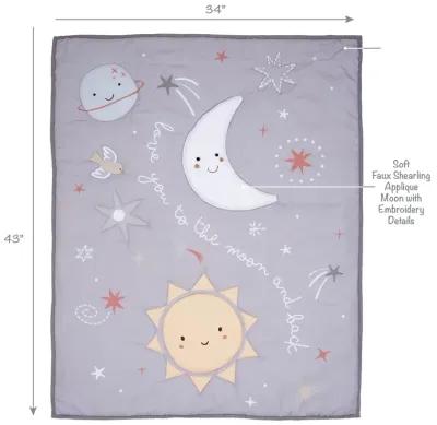 Bedtime Originals Little Star Celestial 3-Piece Nursery Baby Crib Bedding Set