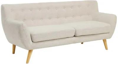 Remark Upholstered Fabric Sofa - Beige