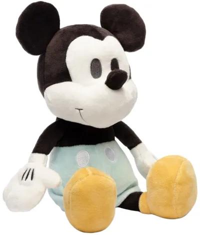 Lambs & Ivy Disney Baby Mickey Mouse Blanket & Plush Baby Gift Set - Blue