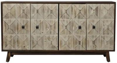 Merax 4 Doors Vintage Sideboard Storage Cabinet