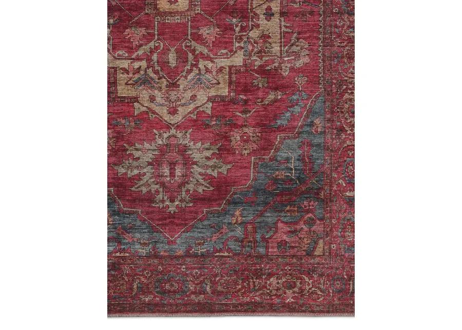 Vindage Gloria Red 3' x 8' Runner Rug