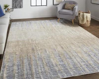 Laina 39G9F 3' x 5' Tan/Brown/Blue Rug