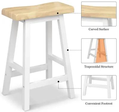 4-Person Wood Dining Set with Bench & Stools