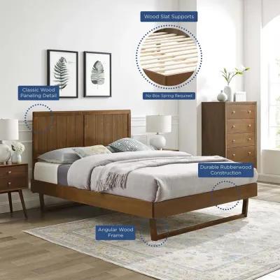 Modway - Alana Twin Wood Platform Bed With Angular Frame