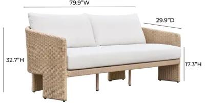 Alexa Cream Outdoor Sofa