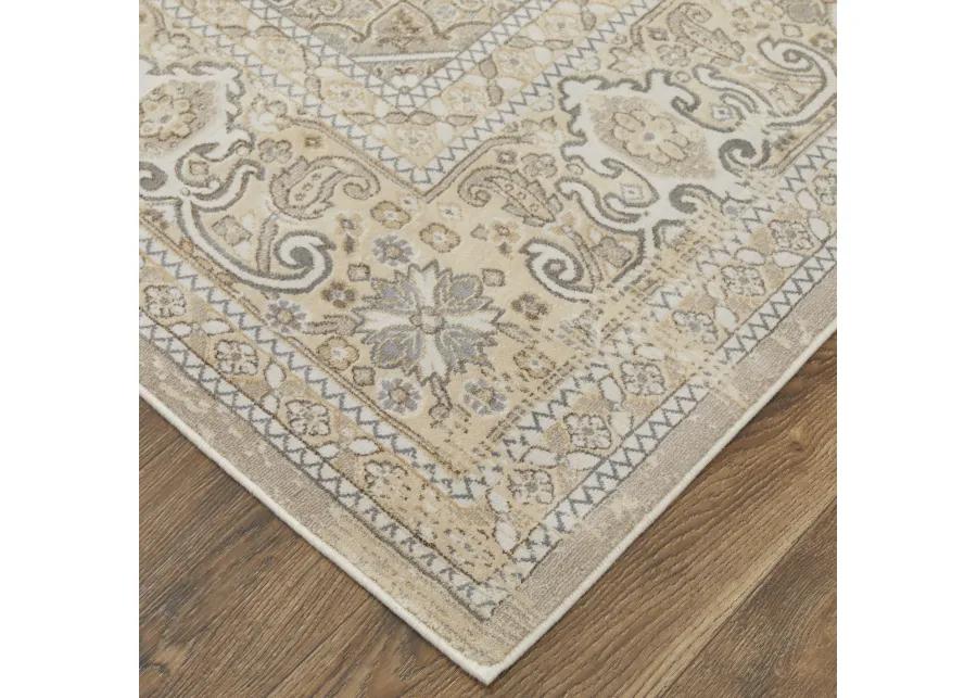 Celene 39KXF Brown/Ivory/Tan 5' x 7'6" Rug