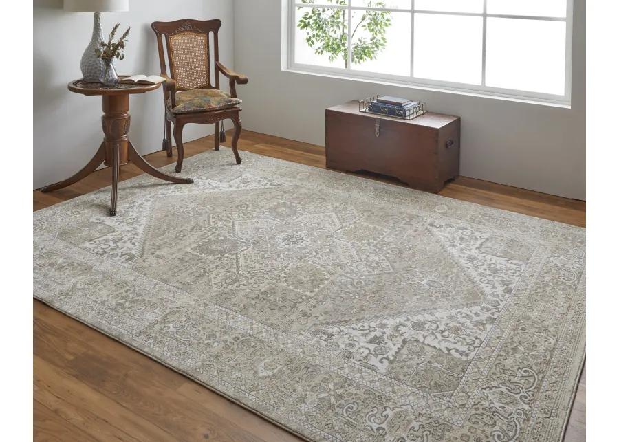 Celene 39KXF Brown/Ivory/Tan 5' x 7'6" Rug