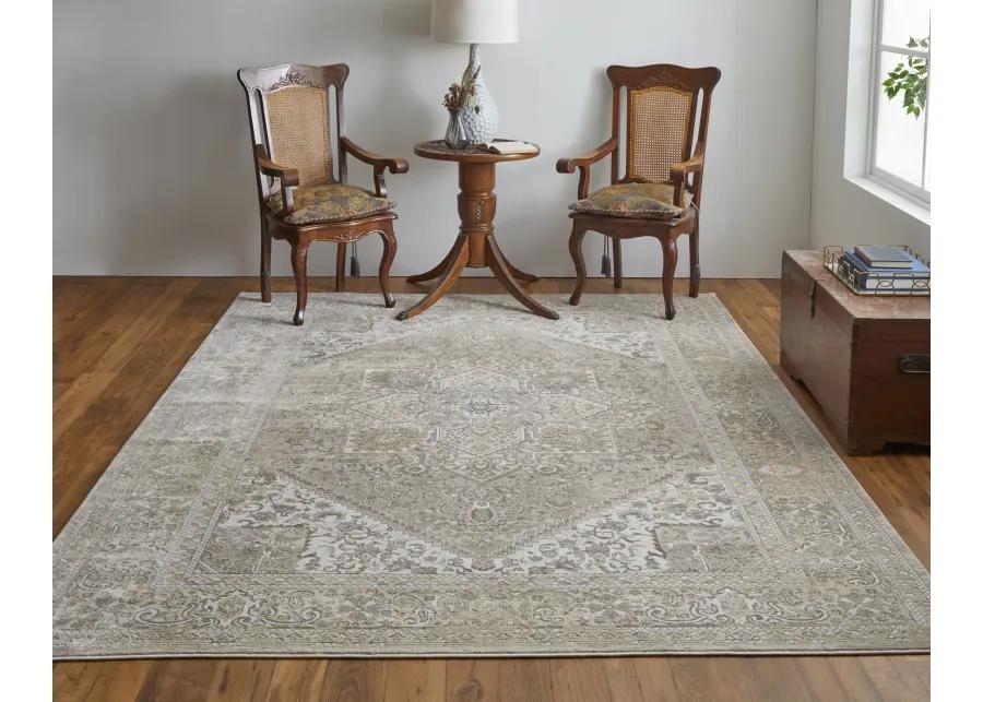 Celene 39KXF Brown/Ivory/Tan 5' x 7'6" Rug