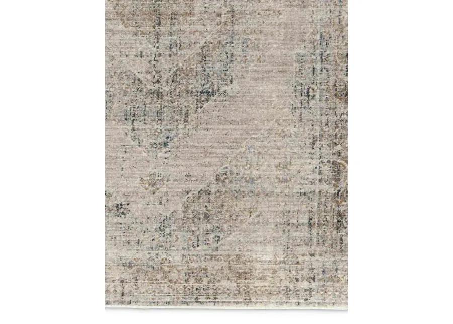 Leila Emory Tan/Taupe 2'6" x 8' Runner Rug