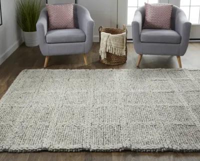 Berkeley 0739F Ivory/Gray/Black 5' x 8' Rug