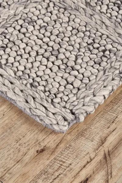 Berkeley 0739F Ivory/Gray/Black 5' x 8' Rug