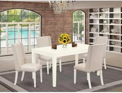 Dining Room Set Linen White