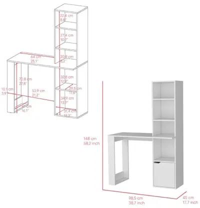 Office Desk Aragon, Office, White