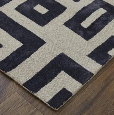 Lorrain 8568F Ivory/Black 9'6" x 13'6" Rug