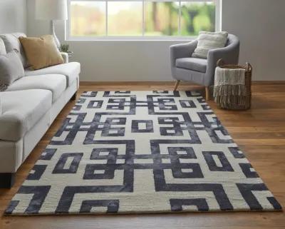 Lorrain 8568F Ivory/Black 9'6" x 13'6" Rug