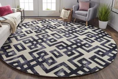 Lorrain 8568F Ivory/Black 9'6" x 13'6" Rug