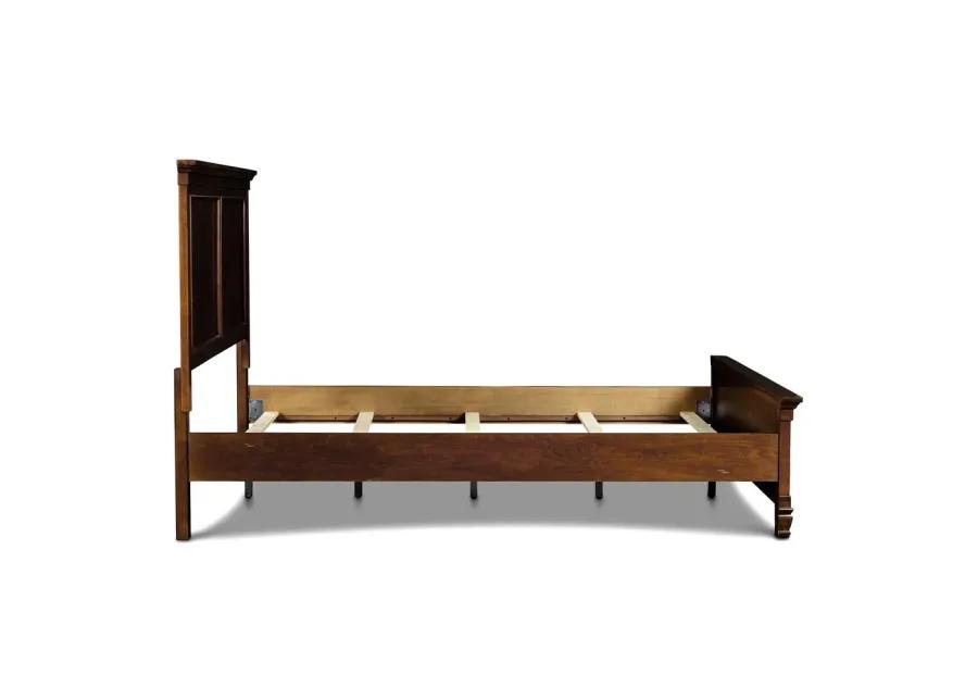 New Classic Furniture Furniture Tamarack Contemporary Solid Wood 4/6 Full Bed in Cherry