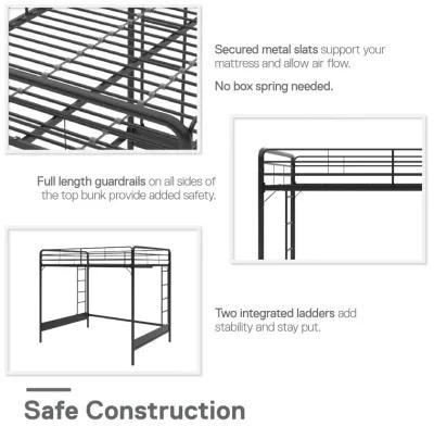 RealRooms Colten Loft Bed.