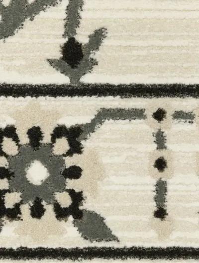 Raylan 6'7" x 9'6" Ivory Rug