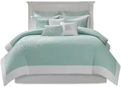 Gracie Mills Douglass Coastal Coral Reef Duvet Cover Set