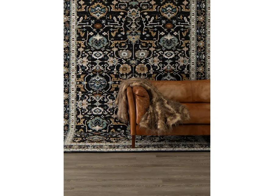 Zephyr Amphora Black 8' X 10' Rug