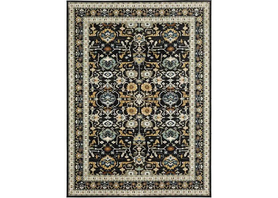 Zephyr Amphora Black 8' X 10' Rug