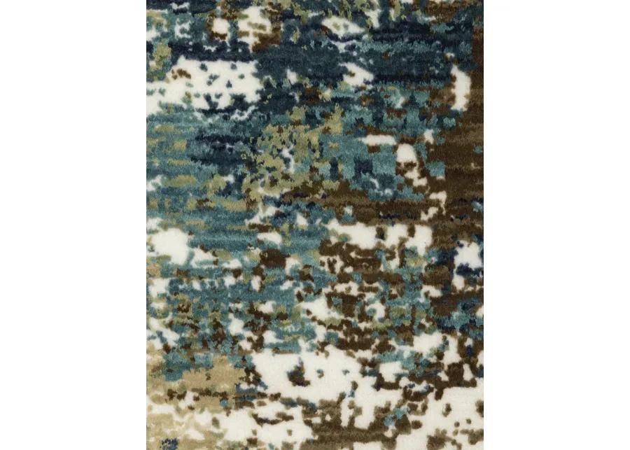 Reed 3'3" x 5' Blue Rug