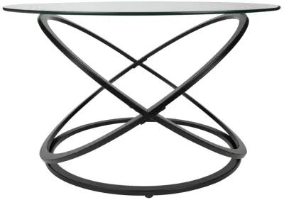 Galaxy Tempered Glass Round Coffee Table