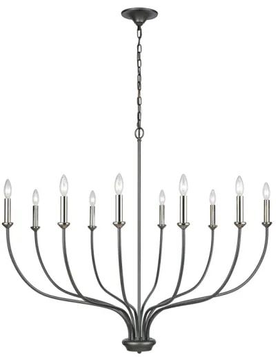 Madeline 45'' Wide 10-Light Chandelier