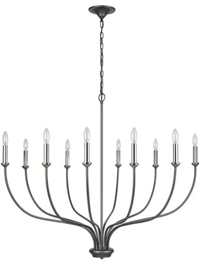 Madeline 45'' Wide 10-Light Chandelier