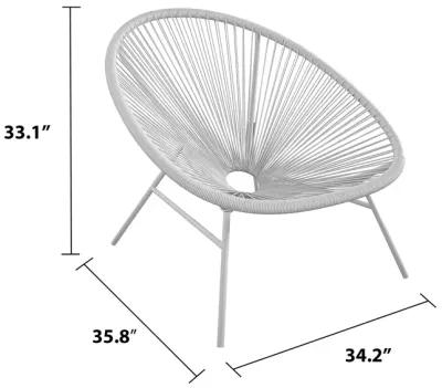 CosmoLiving by Cosmopolitan Avo Indoor/Outdoor Set of 2 XL Lounge Chairs