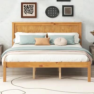 Merax Platform Bed Frame with Headboard